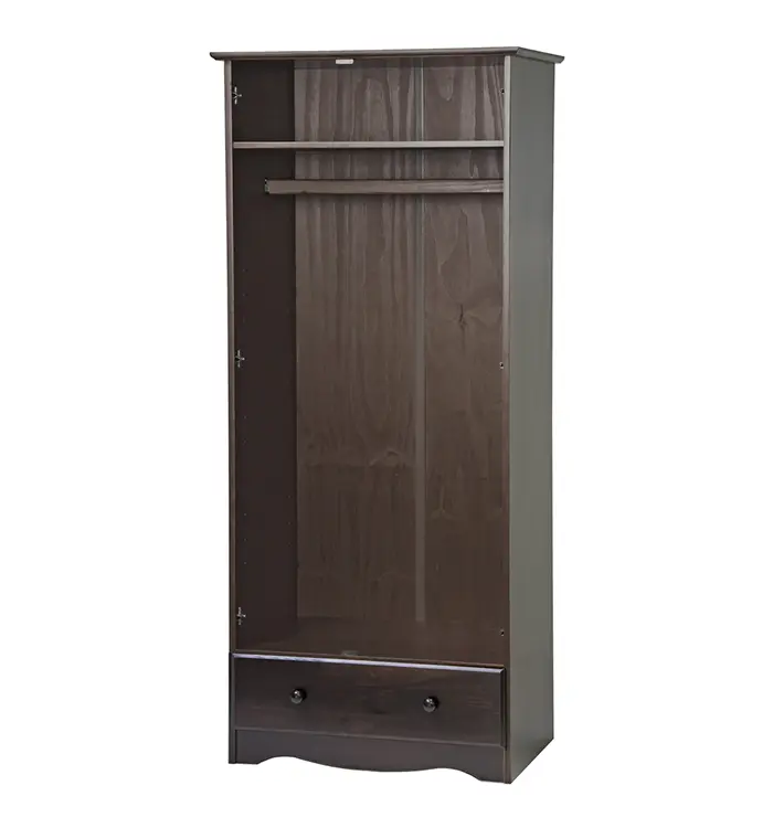 100% Solid Wood 2-Door Wardrobe (Flexible) - Image 4