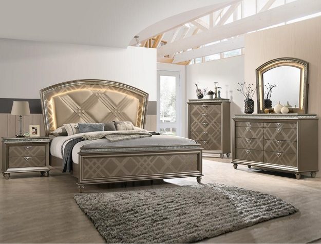 Crystal Bedroom Bed B7800