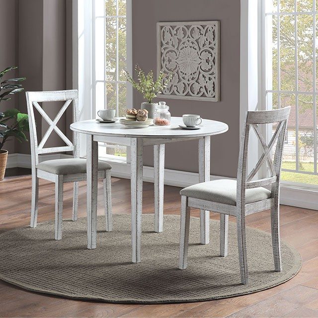 Drop Down Leaves Dinette set Cm3477-3PK